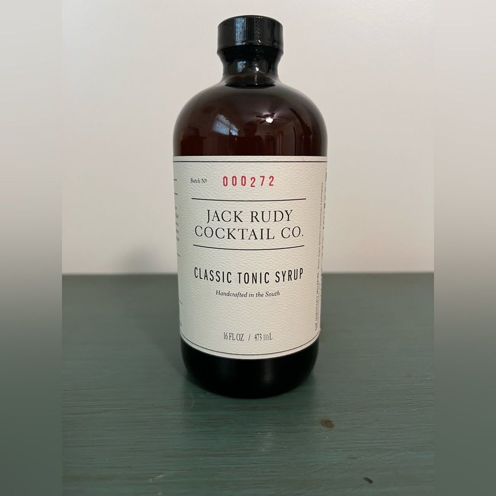 Jack Rudy Cocktail Co. Classic Tonic Syrup 16 fl oz Batch‎ #000272